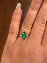 Load image into Gallery viewer, Sterling silver mini ammolite rings