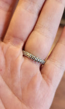 Load image into Gallery viewer, Sterling silver tentacle ring with tanzanite.