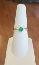 Load image into Gallery viewer, 14k yellow gold emerald ring