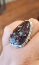 Load image into Gallery viewer, Sterling silver eudialyte ring