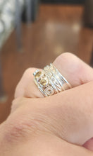 Load image into Gallery viewer, Sterling silver citrine spinner ring