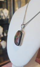 Load image into Gallery viewer, Sterling silver ammolite pendant