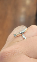 Load image into Gallery viewer, Sterling silver rose quartz cabochon ring