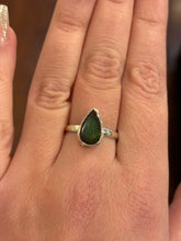 Load image into Gallery viewer, Sterling silver mini ammolite rings