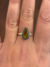 Load image into Gallery viewer, Sterling silver mini ammolite rings