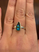 Load image into Gallery viewer, Sterling silver mini ammolite rings