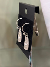 Load image into Gallery viewer, Sterling Silver Cute Kitty Cat Dangle Earrings