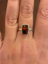 Load image into Gallery viewer, Sterling silver mini ammolite rings