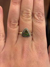 Load image into Gallery viewer, Sterling silver mini ammolite rings