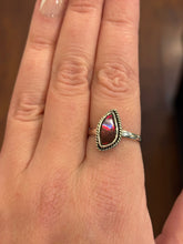 Load image into Gallery viewer, Sterling silver mini ammolite rings