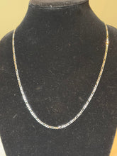 Load image into Gallery viewer, Sterling silver 3mm 24" figaro chain
