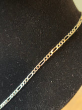 Load image into Gallery viewer, Sterling silver 3mm 24" figaro chain