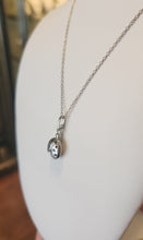 Load image into Gallery viewer, Sterling silver ladybug diamond pendant