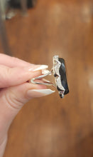Load image into Gallery viewer, Sterling silver smokey quartz statement ring