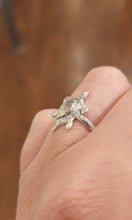 Load image into Gallery viewer, Sterling silver rainbow moonstone turtle ring
