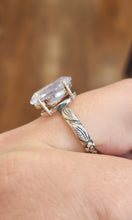 Load image into Gallery viewer, Sterling silver lavender quartz ring
