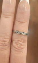 Load image into Gallery viewer, Sterling silver pear-shaped rainbow moonstone ring with unique band