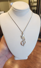 Load image into Gallery viewer, Sterling silver tulip pendant