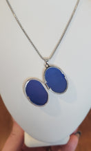 Load image into Gallery viewer, Sterling silver scrollwork locket pendant