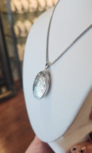 Load image into Gallery viewer, Sterling silver scrollwork locket pendant