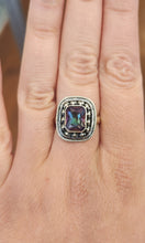 Load image into Gallery viewer, Sterling silver mystic topaz fashion ring