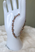 Load image into Gallery viewer, Sterling silver two-toned bracelet