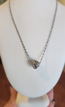 Load image into Gallery viewer, Sterling silver knot slide pendant
