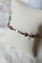Load image into Gallery viewer, Sterling silver enamel ladybug bracelet