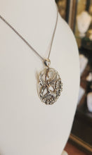 Load image into Gallery viewer, Sterling silver rainbow moonstone faery pendant