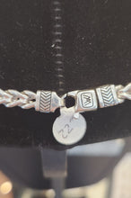 Load image into Gallery viewer, Sterling silver 7mm 22" square wheat chain