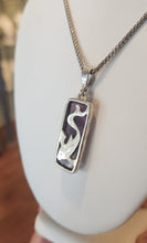 Load image into Gallery viewer, Sterling silver amethyst koi fish pendant