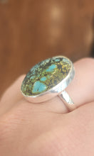 Load image into Gallery viewer, Sterling silver turquoise statement ring